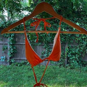 Orange Wrap-Around Bikini